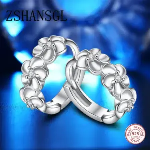 Sterling Silver Rose Flower Earrings 9 Sefc04642b03a4d4290af293a70eb4c905