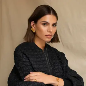 Gold Stainless Steel Clip Earrings Model JDE2302102 11 Sefcf821ebc3b43d3bdf768f76d94ba42p