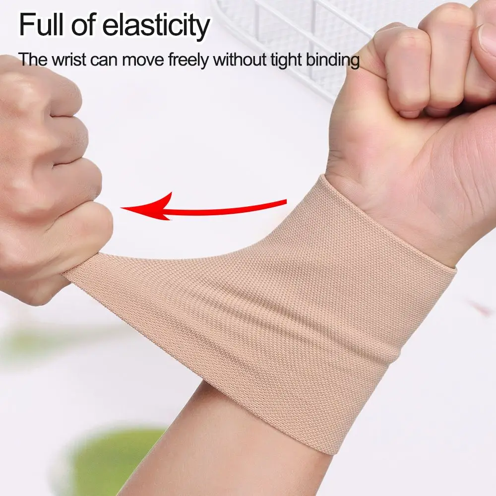 Beige & Black Compression Wrist Support Sleeve 5 Beige & Black Compression Wrist Support Sleeve - Image 5