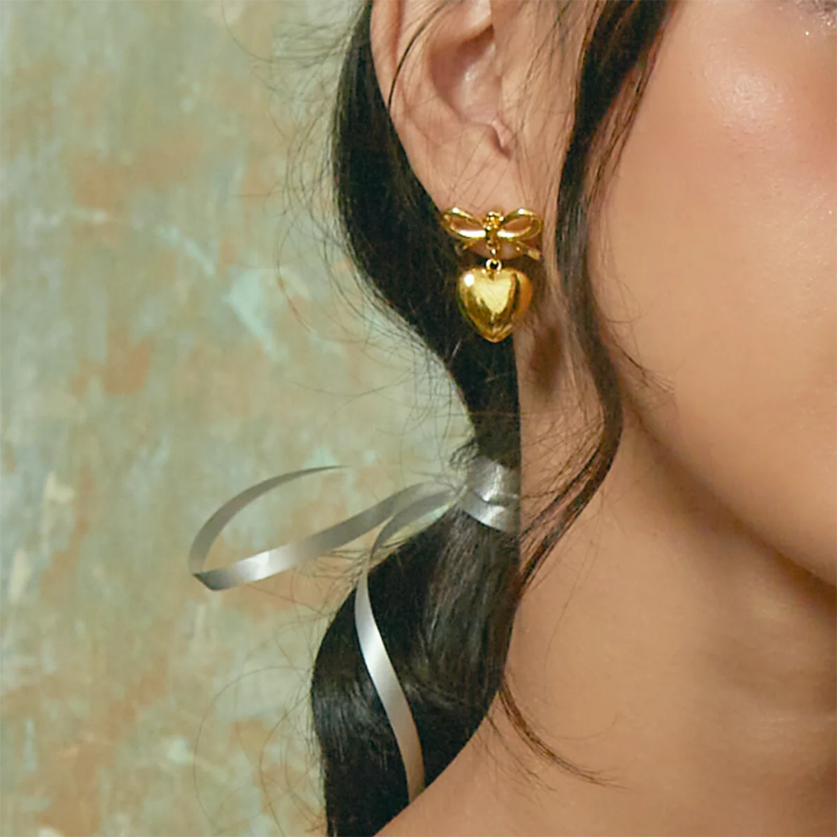 Stainless Steel Heart Earrings for Women 3 Stainless Steel Heart Earrings for Women - Image 3