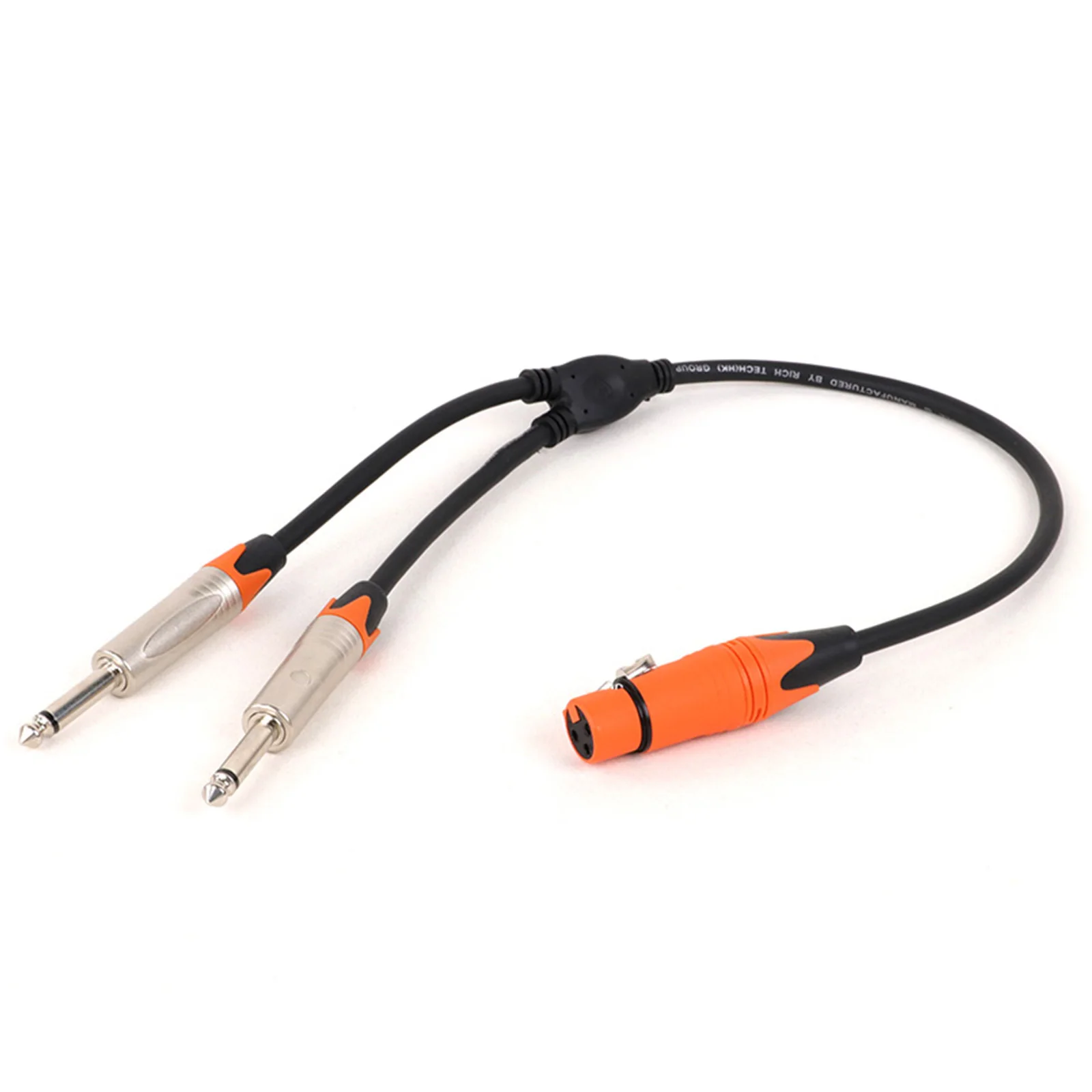 Multi-Colored XLR to Dual 6.35 Splitter Cable 9 Multi-Colored XLR to Dual 6.35 Splitter Cable - Image 9