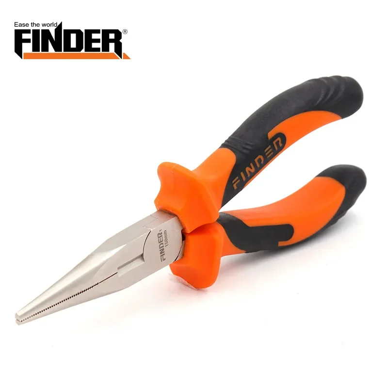 High-Carbon Steel Long Nose Pliers 6" & 8" 2 High-Carbon Steel Long Nose Pliers 6" & 8" - Image 2