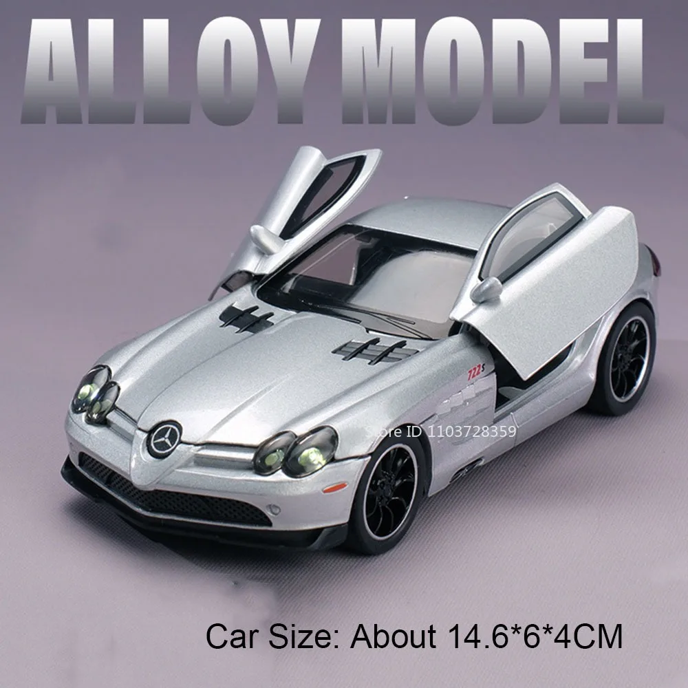 Mercedes-Benz SLR 772S 1:32 Diecast Model 7 Mercedes-Benz SLR 772S 1:32 Diecast Model - Image 7