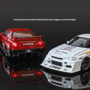 Vibrant Red Nissan Skyline GTR-S15 Die-Cast Model 13 Sf034f0643536486581a92a632020455bN