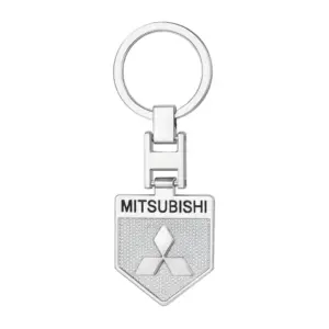 Mitsubishi Skull Leather Keychain in Silver 14 Sf040de24cf9a4afda8566bef06d0d266r