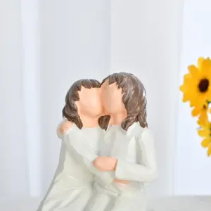 Greece-Style Embracing Girls Resin Sculpture 11 Sf05a9c11b94146038affc15f30b82630o