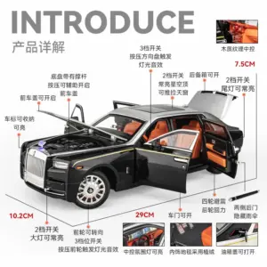 Rolls Royce Phantom 1:18 Scale Diecast Model 12 Sf060cd6eb3734b7f8d46e9497aad308cb