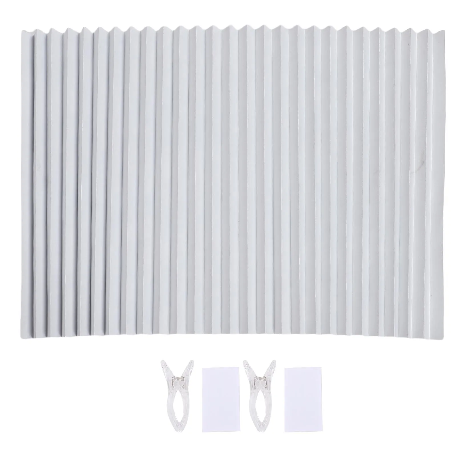 RV Pleated Window Shade Set 90x180cm Black & White 7 RV Pleated Window Shade Set 90x180cm Black & White - Image 7