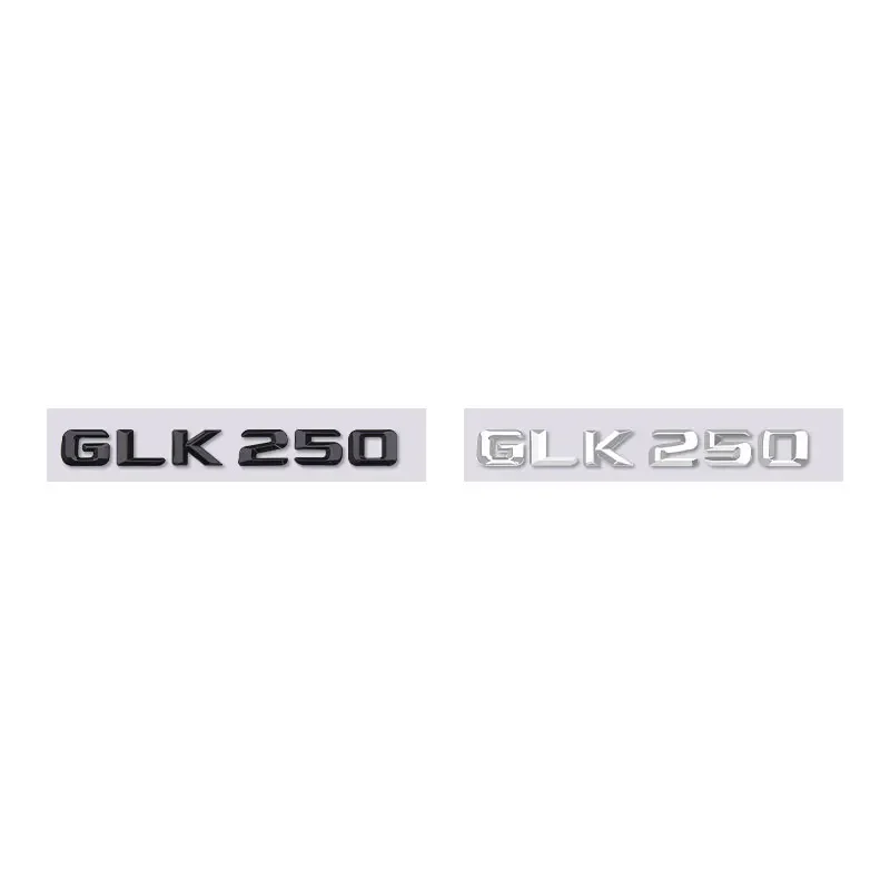 Mercedes-Benz Model Badge Sticker Set for GLK250 & SLK55 3 Mercedes-Benz Model Badge Sticker Set for GLK250 & SLK55 - Image 3