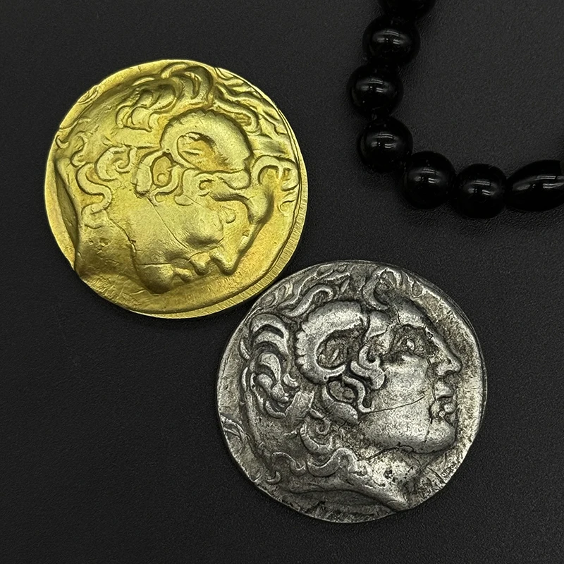 Alexander the Great Replica Coin - 29.5mm Copper 3 Alexander the Great Replica Coin - 29.5mm Copper - Image 3