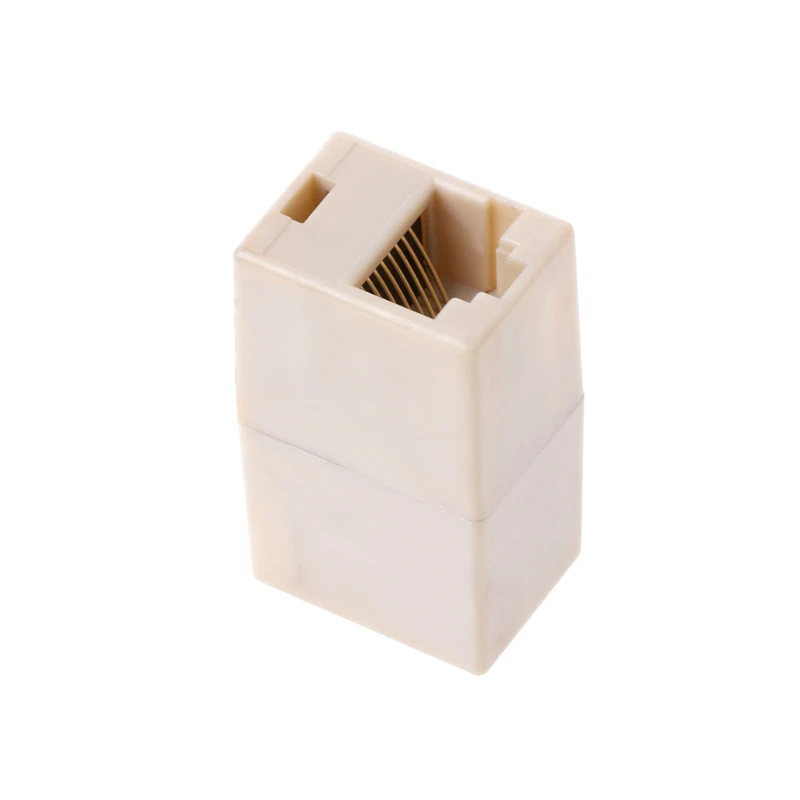 White RJ45 Ethernet Coupler for Cat6/Cat6e 3 White RJ45 Ethernet Coupler for Cat6/Cat6e - Image 3