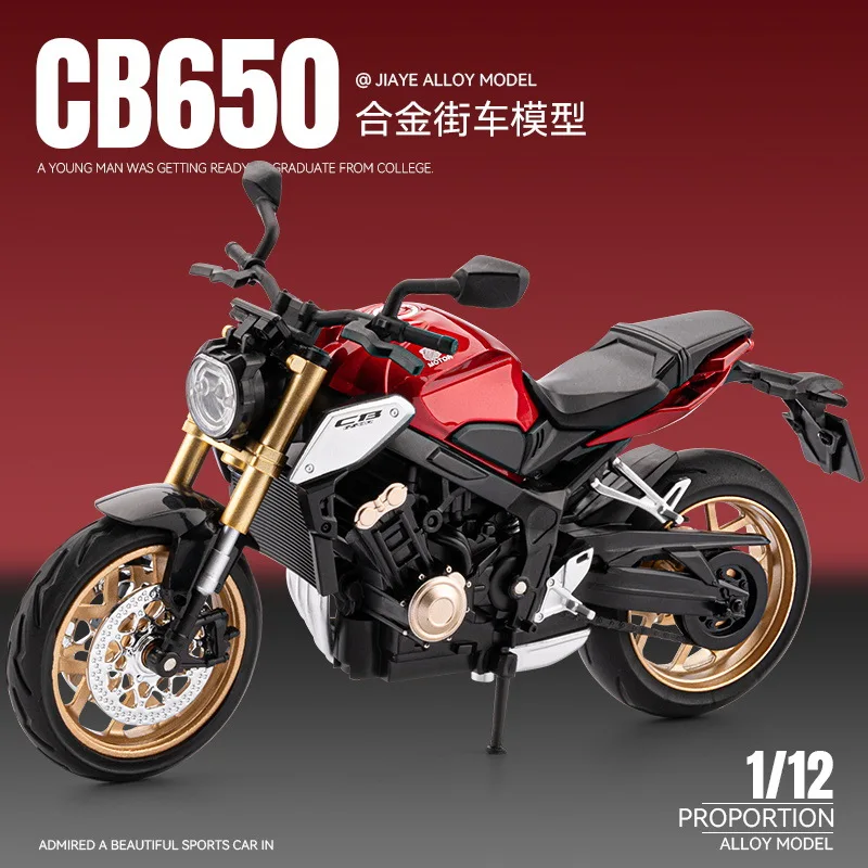 1:12 Honda CB650 Racing Motorcycle Model 2 1:12 Honda CB650 Racing Motorcycle Model - Image 2