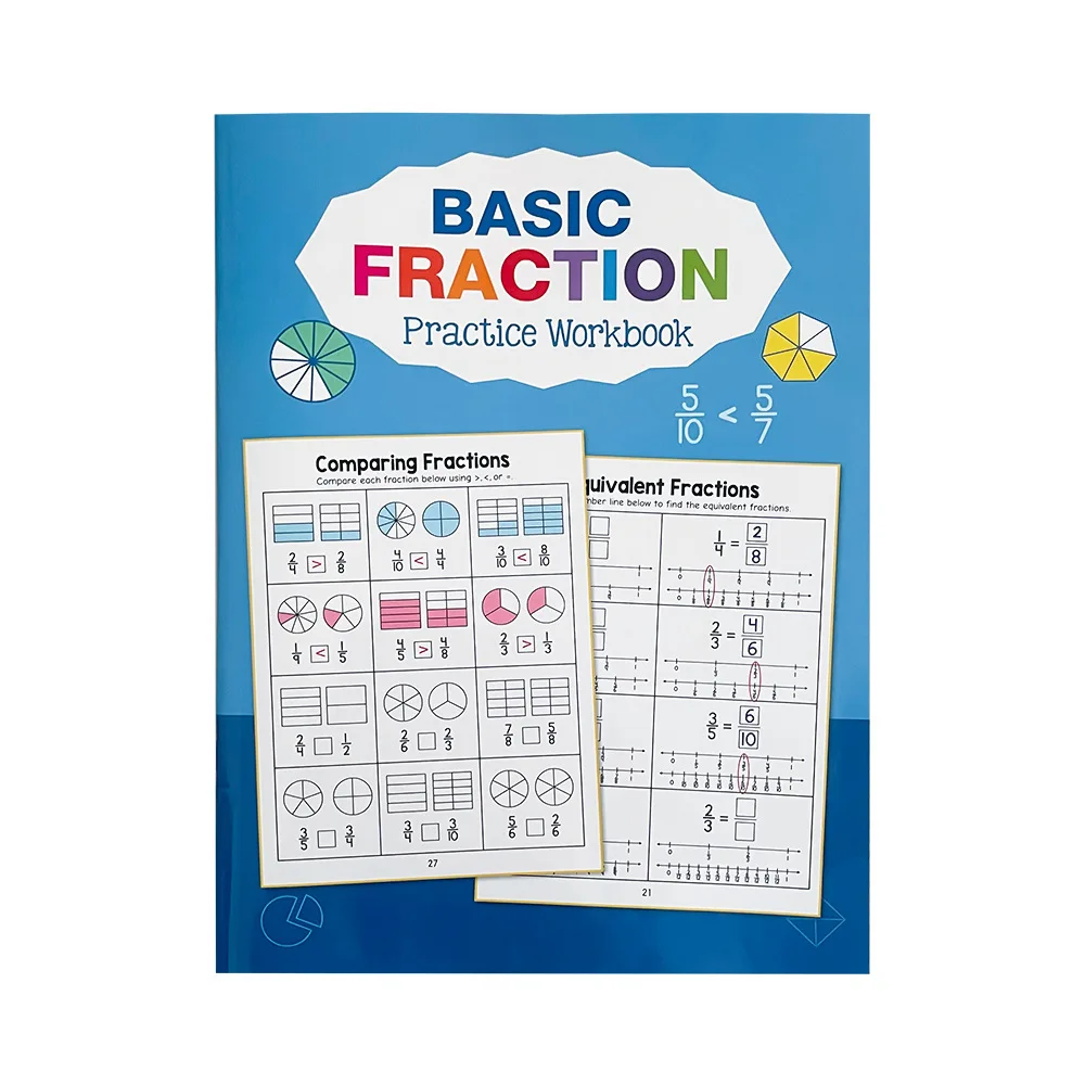 Colorful Fraction Learning Workbook for Kids 7 Colorful Fraction Learning Workbook for Kids - Image 7
