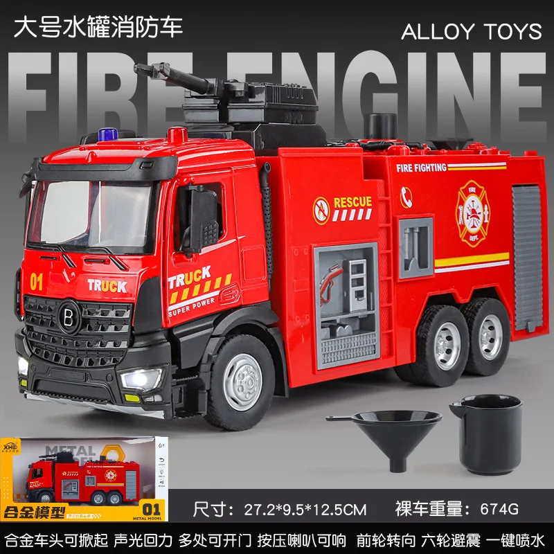 1:30 Scale Fire Rescue Truck Model 5 1:30 Scale Fire Rescue Truck Model - Image 5