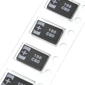 Set of Five 100μF 16V Polymer Tantalum Capacitors 10 Sf0f3959765e1437eb7def07e341a60743