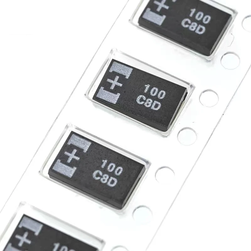 Set of Five 100μF 16V Polymer Tantalum Capacitors 5 Set of Five 100μF 16V Polymer Tantalum Capacitors - Image 5