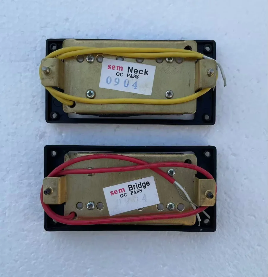 6-String Electric Guitar Pickup Set Black 2 6-String Electric Guitar Pickup Set Black - Image 2