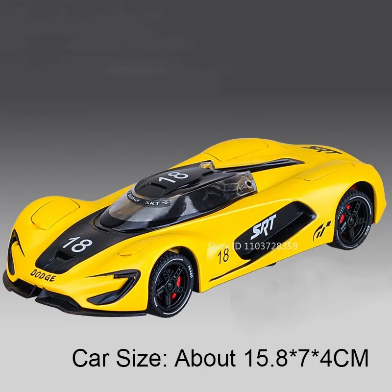 White 1:32 Scale Sports Car Diecast Model 7 White 1:32 Scale Sports Car Diecast Model - Image 7