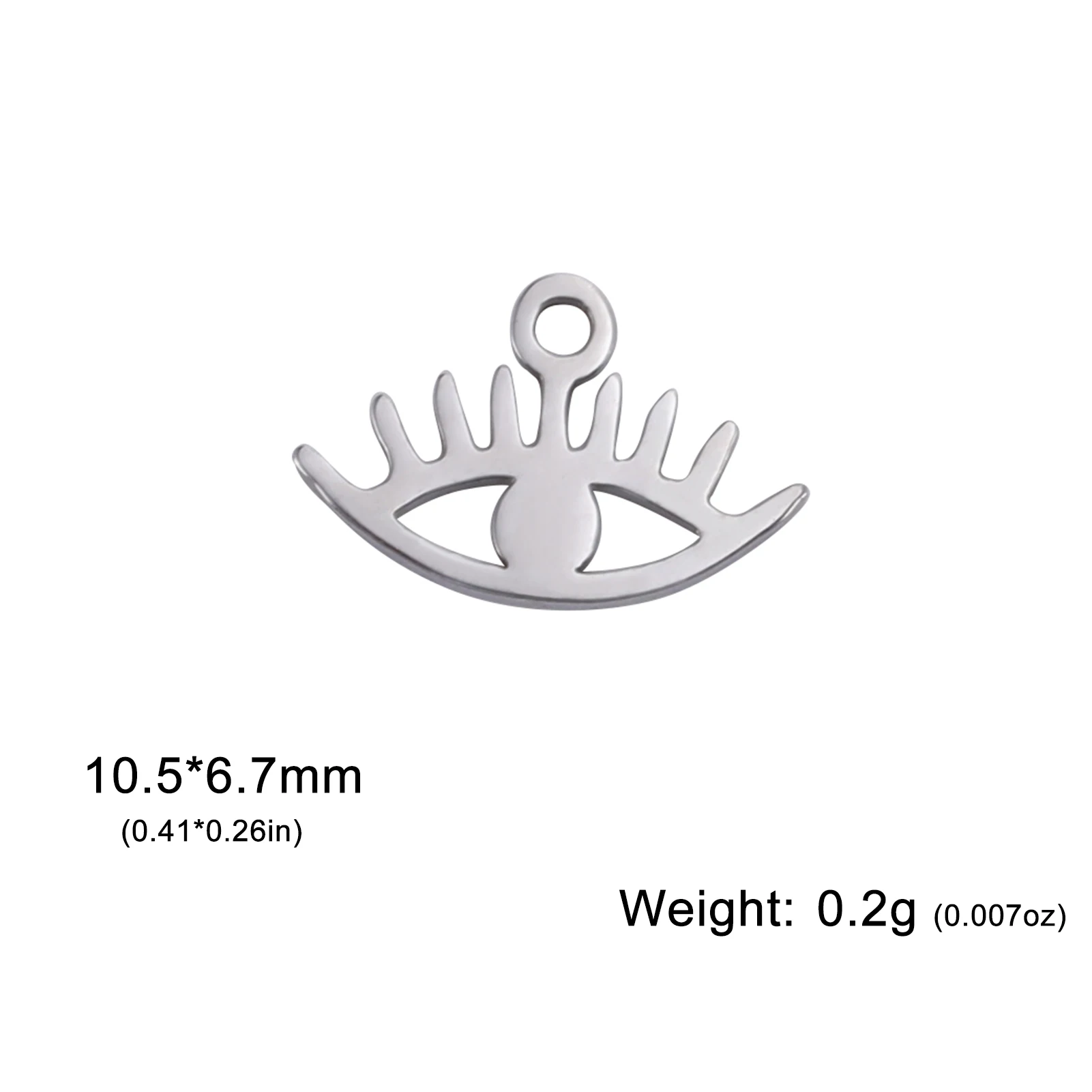 Set of 5 Stainless Steel Jewelry Charms 8 Set of 5 Stainless Steel Jewelry Charms - Image 8