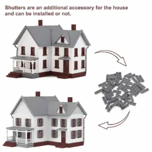 N Scale 1:160 House Model for Dioramas 8 Sf1262b4ef20b4ec8bdee76e4a36a5e02A