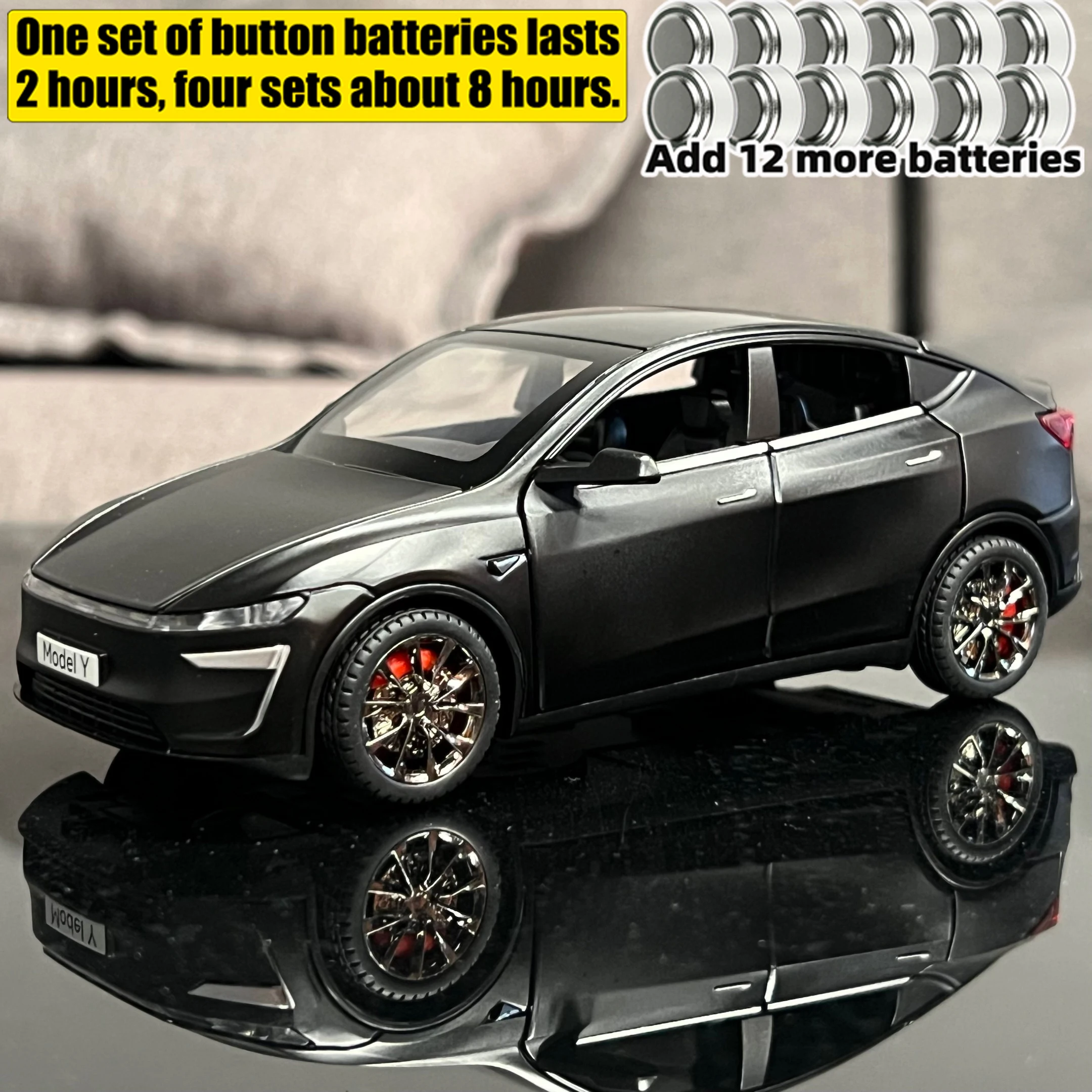 White 1:32 Scale Model Y Electric SUV Diecast 7 White 1:32 Scale Model Y Electric SUV Diecast - Image 7