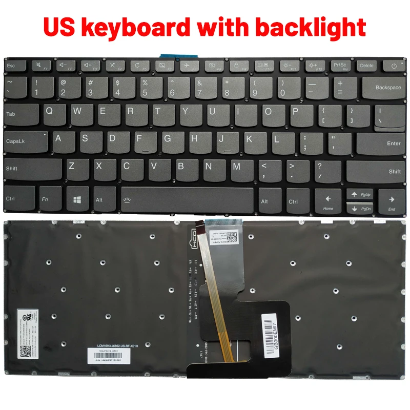 Lenovo IdeaPad & S145 Matte Black Keyboard Replacement 3 Lenovo IdeaPad & S145 Matte Black Keyboard Replacement - Image 3
