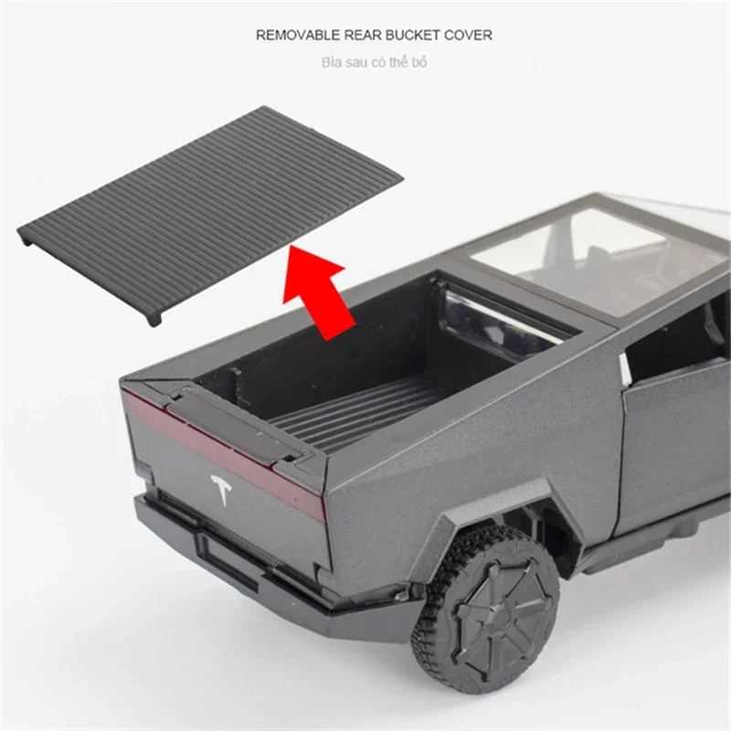 Modern 1/32 Diecast Alloy Pickup Truck Model 5 Modern 1/32 Diecast Alloy Pickup Truck Model - Image 5