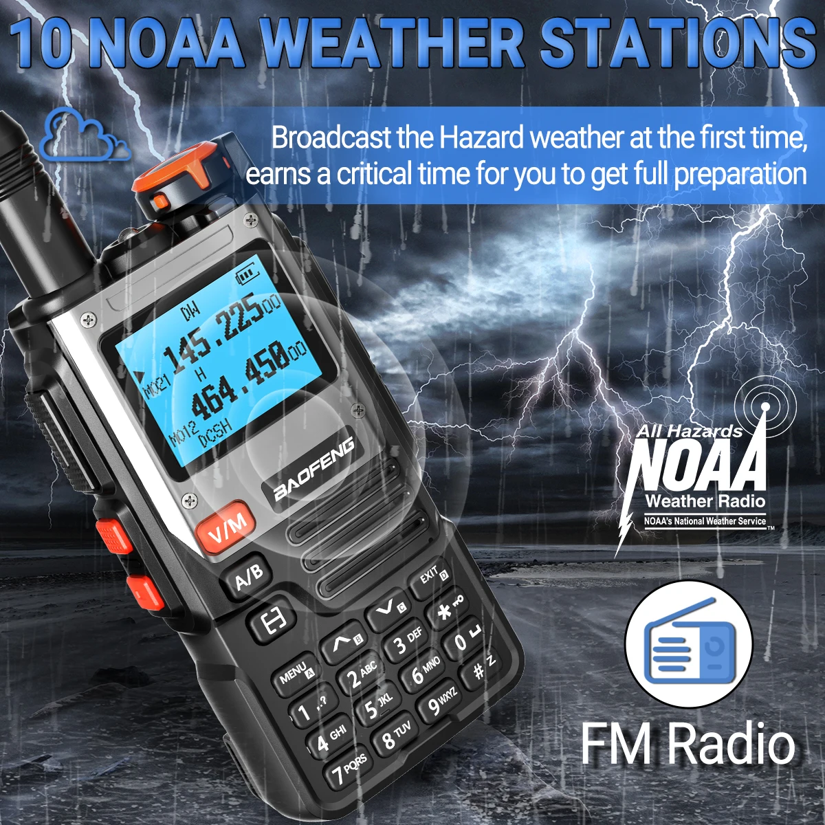 Baofeng UV-K61 7-Band Walkie Talkie 5-10KM Range 6 Baofeng UV-K61 7-Band Walkie Talkie 5-10KM Range - Image 6