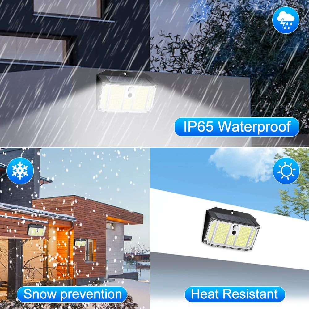 Outdoor Solar LED Wall Lights 120 Lumen, IP65 5 Outdoor Solar LED Wall Lights 120 Lumen, IP65 - Image 5