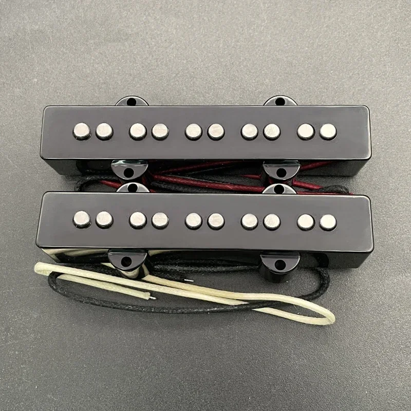 5-String Alnico 5 Jazz Bass Pickups Set 3 5-String Alnico 5 Jazz Bass Pickups Set - Image 3