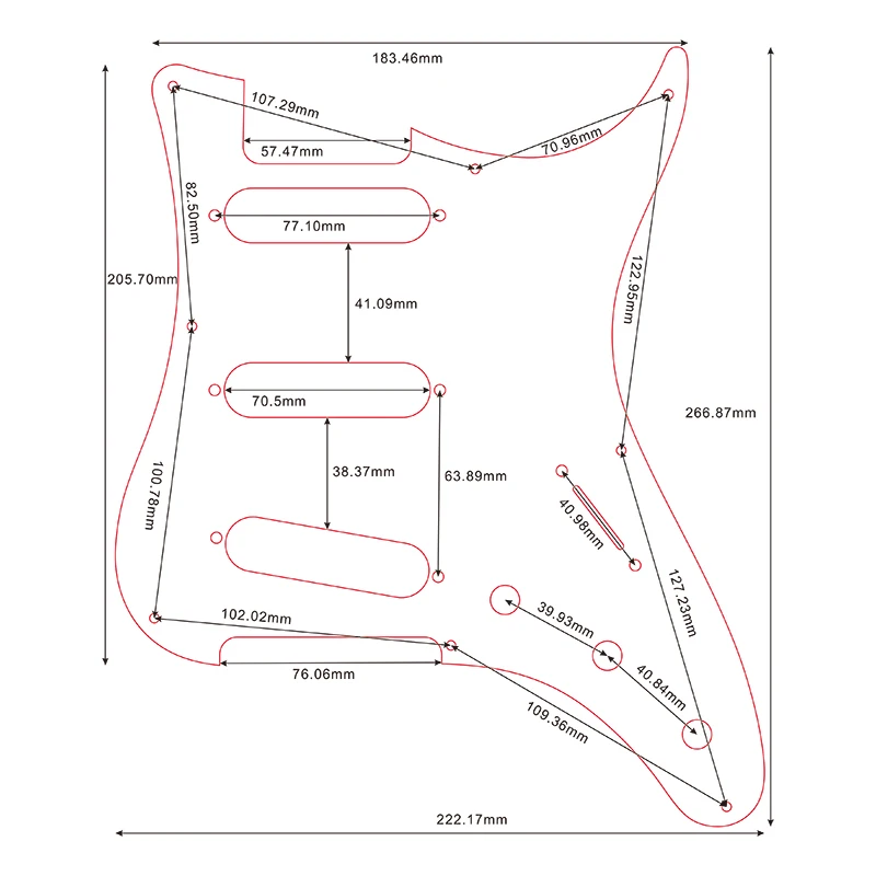 PRS SSS 8 Screw Pickguard Collection 6 PRS SSS 8 Screw Pickguard Collection - Image 6