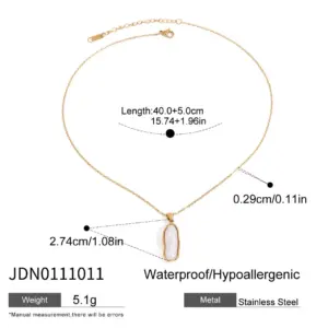 Elegant Stainless Steel Pearl Necklace 13 Sf22cc0e869f8443b993368d9af314cear