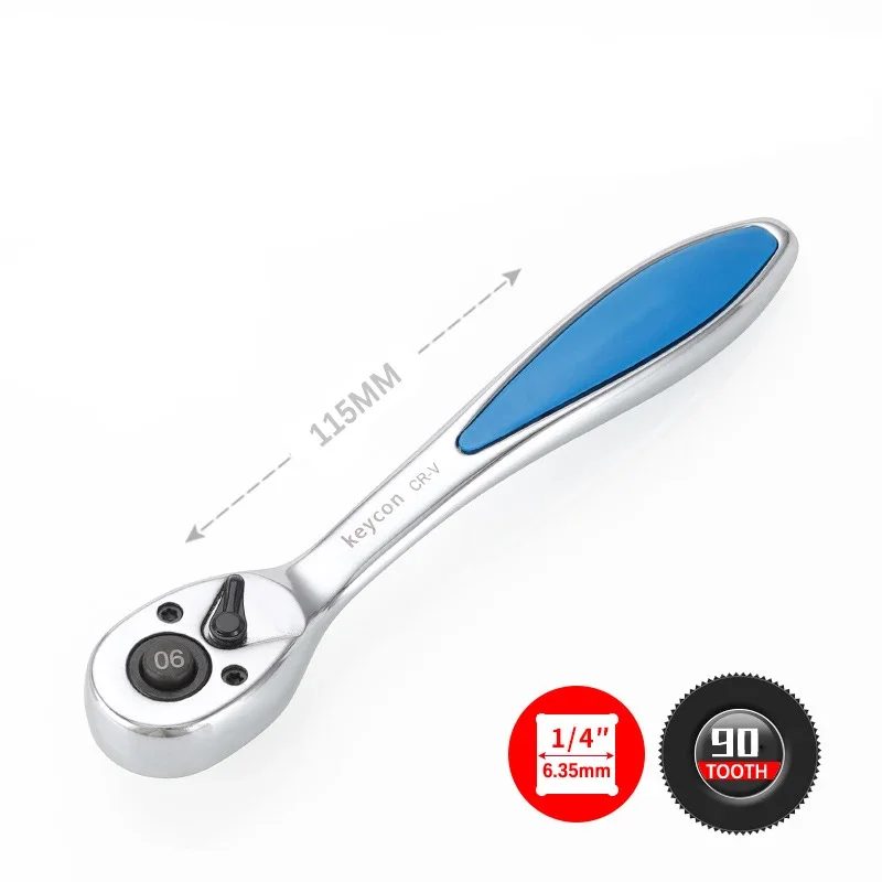 Multi-Size Chrome Vanadium Ratchet Handle Set 6 Multi-Size Chrome Vanadium Ratchet Handle Set - Image 6