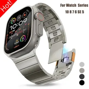 Stainless Steel Link Bracelet for Apple Watch