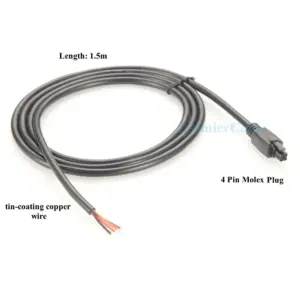 Black 4-Pin Molex Micro-Fit 3.0 Power Cable 1.5m 7 Sf258699aa15f4757977ffc0b18bbd2600