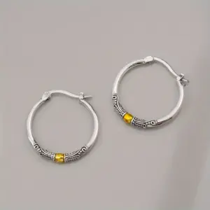Vintage Geometric Hoop Earrings for Women 5 Sf25da3d668bf45359cda13c7f9a2248dH