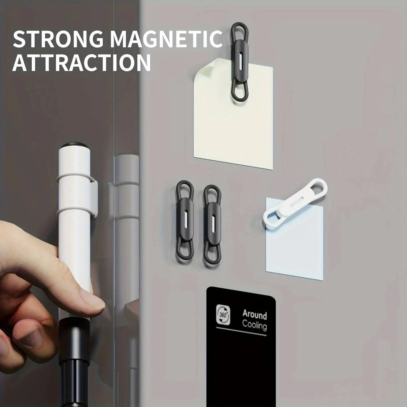 Magnetic Silicone Pen Holders Set of 6 2 Magnetic Silicone Pen Holders Set of 6 - Image 2