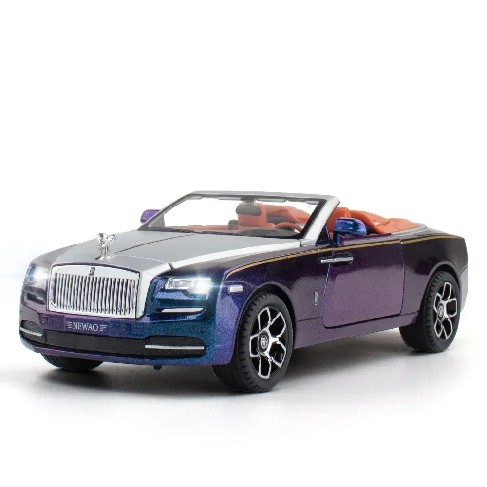Purple Rolls-Royce Dawn 1:24 Diecast Model 6 Purple Rolls-Royce Dawn 1:24 Diecast Model - Image 6