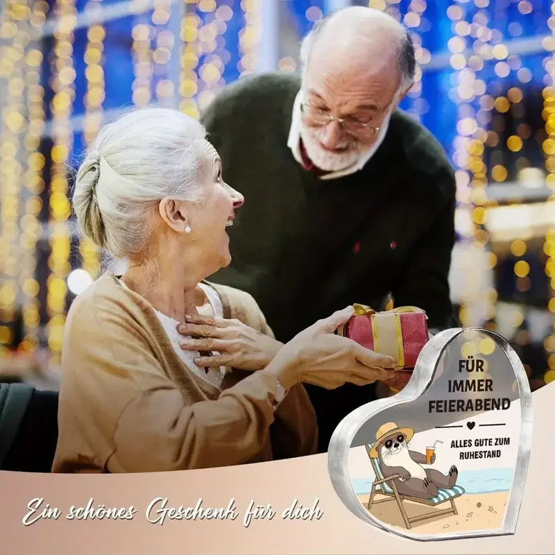 Heart-Shaped Acrylic Retirement Decor 3 Heart-Shaped Acrylic Retirement Decor - Image 3