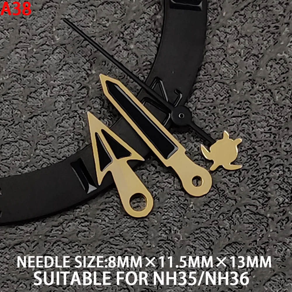 NH35/NH36 Watch Hands Set with Luminous Details 2 NH35/NH36 Watch Hands Set with Luminous Details - Image 2