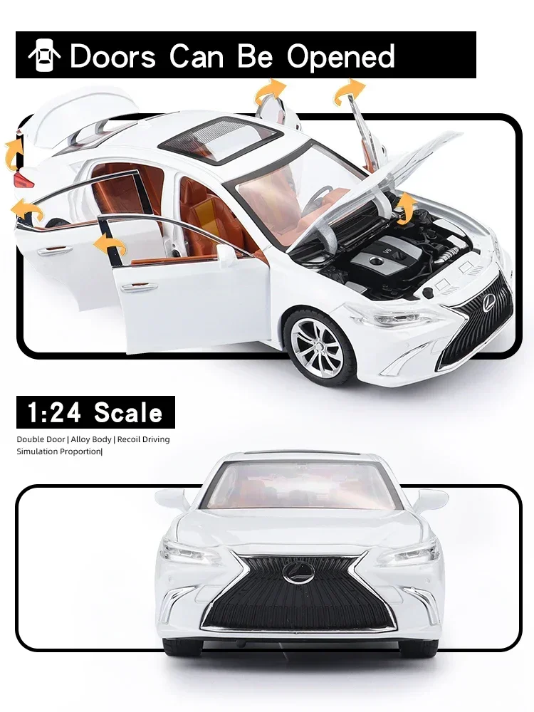 1:24 Lexus ES300 Diecast Model Replica 2 1:24 Lexus ES300 Diecast Model Replica - Image 2