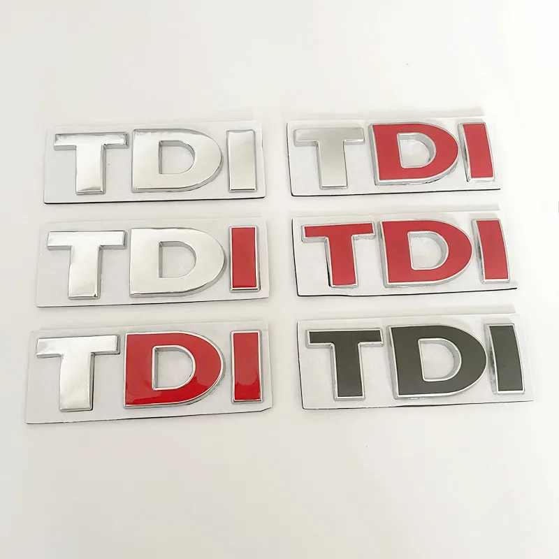 VW TDI Badge Emblem for VW Models 1 VW TDI Badge Emblem for VW Models