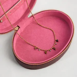 Stainless Steel Heart Tiger Eye Necklace 14 Sf2cc6b2d34734ca78610c089e8879290H