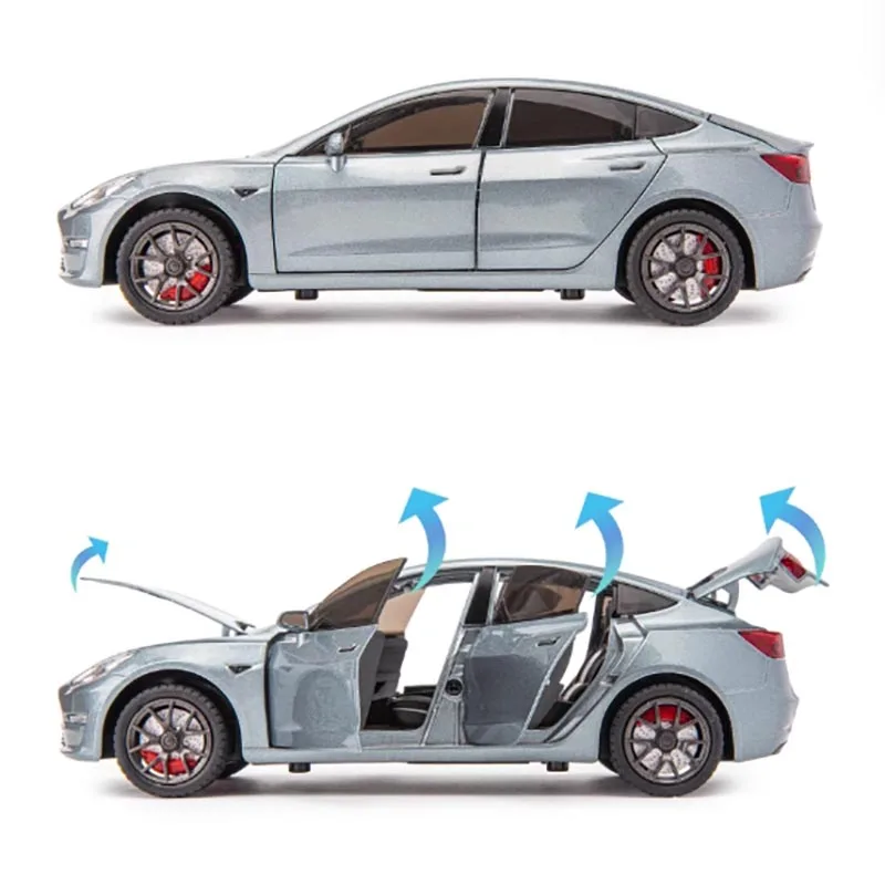 Modern 1:24 Diecast Car Model in Alloy and Plastic 5 Modern 1:24 Diecast Car Model in Alloy and Plastic - Image 5