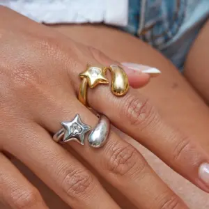 Celestial Stainless Steel Stackable Ring with Rhinestones 10 Sf2f3882e59cb4091b99d0b4c626fa54ay