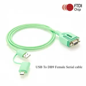 Pastel Green USB to RS232 Serial Cable 1m 9 Sf30bb32227074c48a5d85ede8d65e5afg