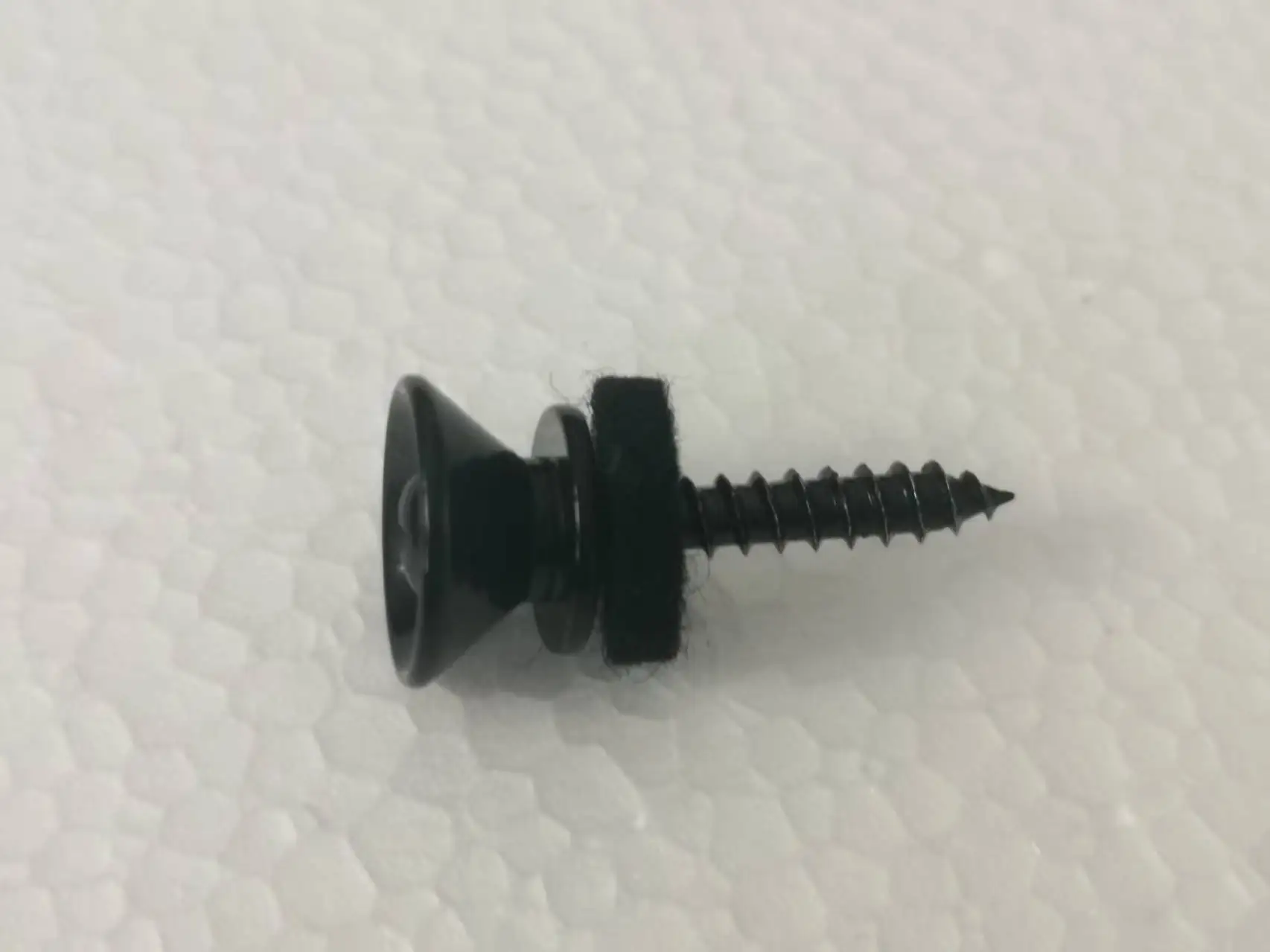 Black Brass Guitar Strap Buttons Set 3 Black Brass Guitar Strap Buttons Set - Image 3