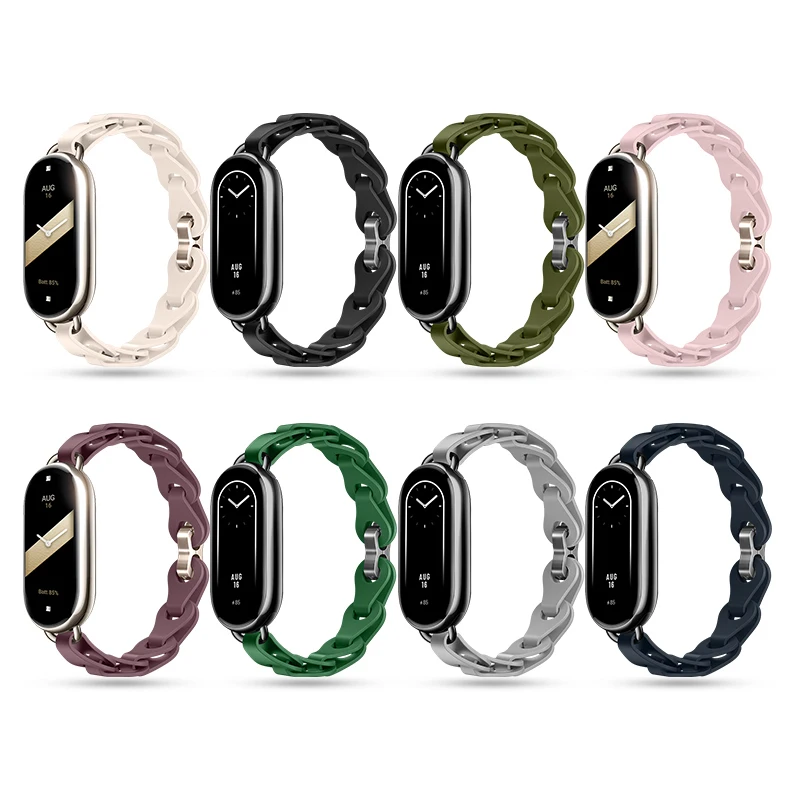 Silicone Strap for Xiaomi Mi Band 8 & 9 6 Silicone Strap for Xiaomi Mi Band 8 & 9 - Image 6