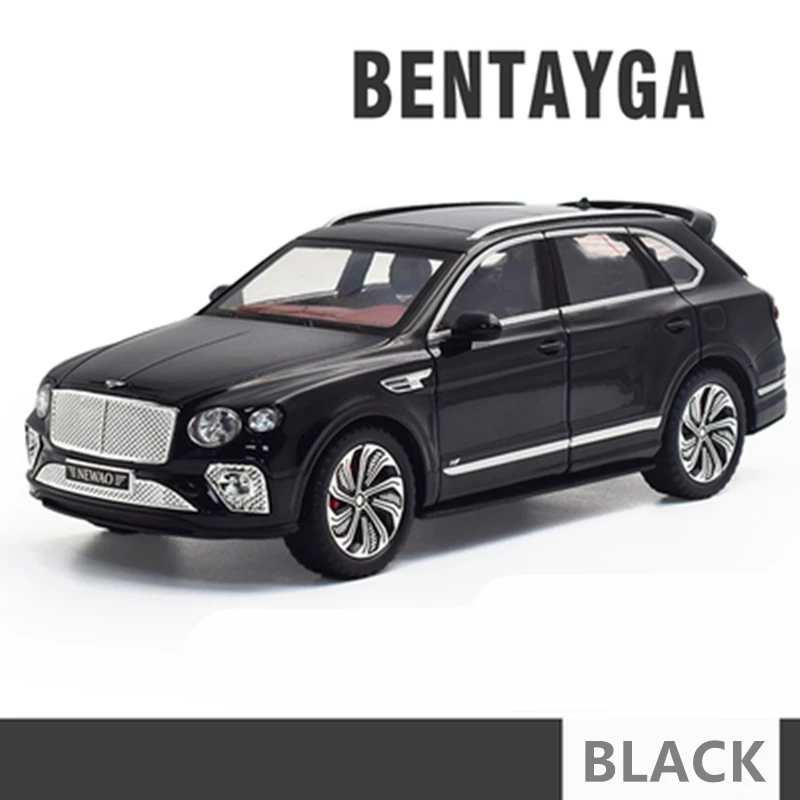 Black Bentley Bentayga 1:24 Diecast Model 7 Black Bentley Bentayga 1:24 Diecast Model - Image 7