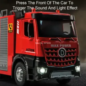 1:32 Scale Fire Engine Toy with Lights and Sound 11 Sf35f0063d75b4978b9a99dce622a25cbX